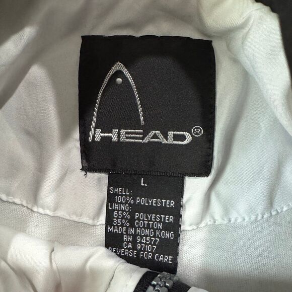 Vintage 90s Womens Head Sportswear Full Zip Windbreaker Jacket Size L - Picture 2 of 7